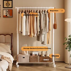 Yicainianhua Stalak za odeću, 90 cm, Beli