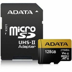 memorijska kartica ADATA, micro SDXC, 128 GB, AUSDX128GUII3CL10-CA1, UHS-II U3, Class 10 + adapter