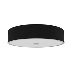 Open Design OR86577 - Plafonsko svetlo ZALINDRO 6xE27/15W/230V O 74,5 cm crno/hrom