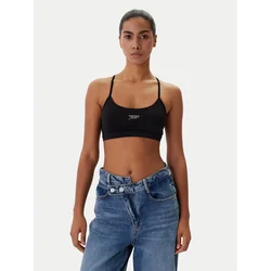 Tommy Jeans Top nedrček DW0DW22279 Črna