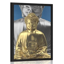 Plakat Buda med meditacijo - 40x60 no frame