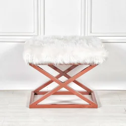 Lessentiel Maison Tabure 50x42x40cm, Bakar-Belo