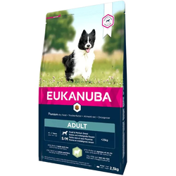 Eukanuba Adult Small & Medium Breed Lamb & Rice 2,5 kg