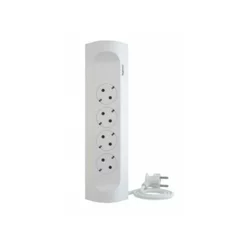 LG 694501 BLOK MULTIFUNKCIONALNI UGAONI 4X2P+E 1M (BELA/ALU)