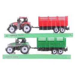 Traktor z vleko 2 barvi