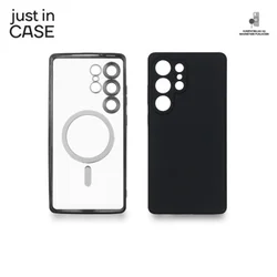 Just in Case 2u1 Extra case MAG MIX PLUS paket CRNI za Samsung S25 ( MAGPL235BK )