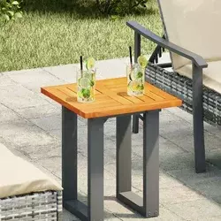 Stolna ploča 40 x 40 x 2 cm četvrtasta od masivnog drva bagrema
