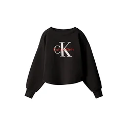 Calvin Klein Jeans Majica rdeča/črna/bela