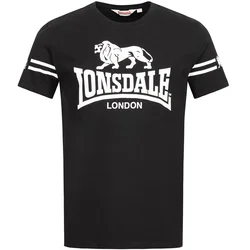 Lonsdale  Majice s kratkimi rokavi ALDEBURGH  Črna