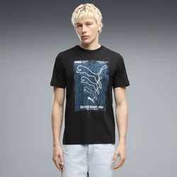PUMA Graphics Box Tee Men, Men, Black, L