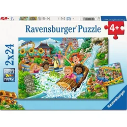Ravensburger - Puzzle 2x24 Zabaviščni park - 1 - 39 kosov