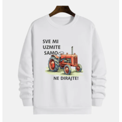MAFIMI Duks Sve mi uzmite samo traktor ne dirajte, Beli