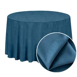 shumee Okrogel prt, mat žamet, 320 cm, moder