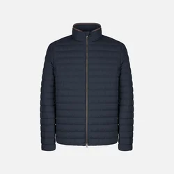 Dark blue mens down jacket Geox Warrens - Men