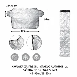 KMT Zaštita za vetrobran protiv snega