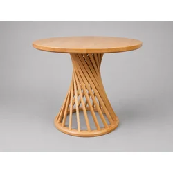 Trpezarijski sto od masiva bukve, okrugli, 95 cm
