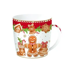 Porcelain mug, 350 ml, Fancy Gingerbread - Nuova R2S