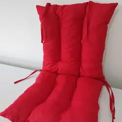 Jastuk Za Stolicu Sa Naslonom 45 x 90 cm Red