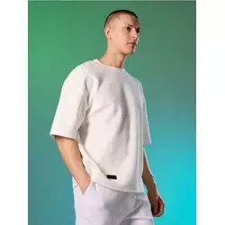 Sinsay - Bluza sa vafl teksturom - belo