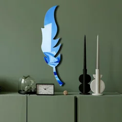 Wallity Ogledalo Ozgl524, 18x65 cm, Plavo