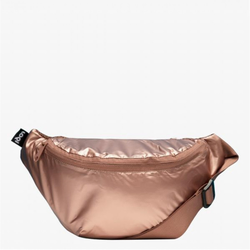 LOQI torbica za okoli pasu Metallic, Rose Gold