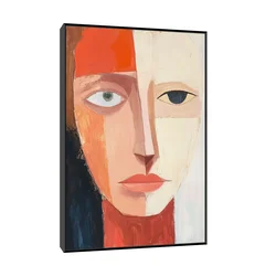 Canvas Slika na platnu Portret 40x60cm, Sa ramom, Crni
