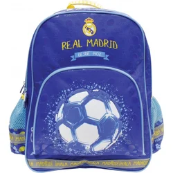 Školski ranac za dečake Real Madrid Desede 1902, 31x17x38cm, Plavi