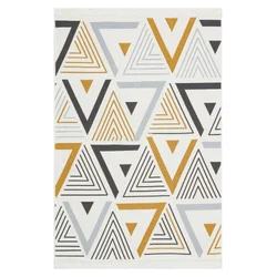 MASTER Tepih ARYA KILIM 0159 120x180cm žuta/siva