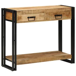 Konzolna stolica Smeđa 90 x 33 x 75 cm Čvrsto drvo manga