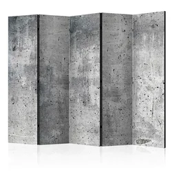 artgeist Paravan Fresh Concrete I, 5-Delni, Akustičen