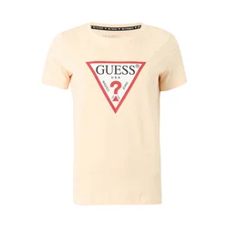 GUESS Majica svetlo rumena/oksid/črna/off-bela