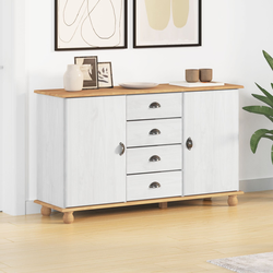 Kreveta s ladicama ASKIM 133,5 x 40 x 79 cm Masivna borovina