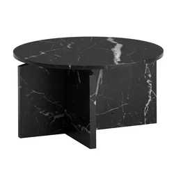 Livetastic Klubska Miza Marble, Videz Marmorja