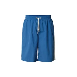 Urban Classics Kratke kopalne hlače modra/bela