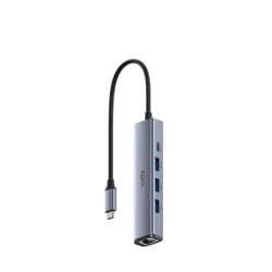 Cudy Adapter-konverter Cudy UH605 USB Tip C-3xUSB 3.0+RJ45