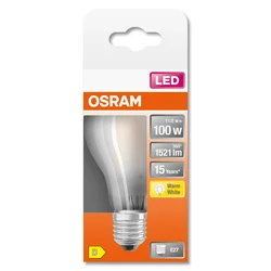 Svetilka OSRAM LED E27 10W Classic A 2.700K mat
