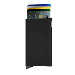 Kovinski etui za kreditne kartice Cardprotector, črn