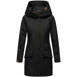 Marikoo Ženski softshell plašček Mayleen, Črna