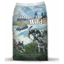Taste Of The Wild - Pacific Stream Puppy - Dimljeni losos i okeanska riba 2/12,2kg 2kg