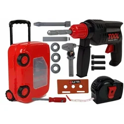 Lean-toys Set ročnega vrtalnika + orodje