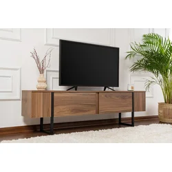 Hanah Home TV Komoda Serenity, 180x50x29.5cm, Braon-Crna