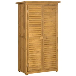 Homestar Vrtna omara 87x46,5x160 cm rjava lesena, (5000228210)