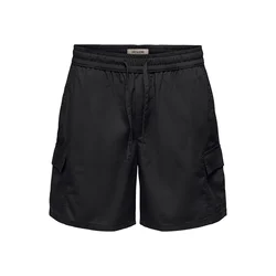 Only & Sons Kargo hlače ONSKAL črna