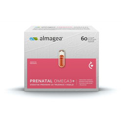 ALMAGEA vitaminski dodatak prehrani za trudnice PRENATAL OMEGA3+, 60 kapsula