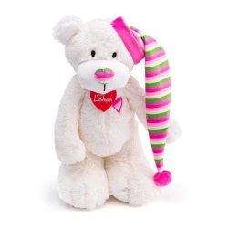 Beli plišasti medvedek Theodor, 35 cm