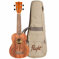 FLIGHT SOPRAN UKULELE NUS350 DC S TORBO