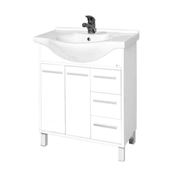 Ceramica Lux Ormarić za kupatilo Atina Bianco, Donji deo 75, Standard