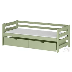 Otroška postelja Ergo - 80x180 cm - olive