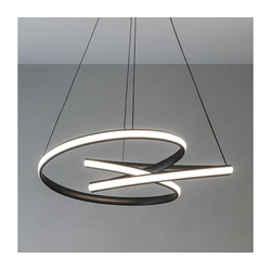 LED prigušiva luster na sajli LED/85W/230V 3000-6500K prečnik 49 cm + daljinski upravljač