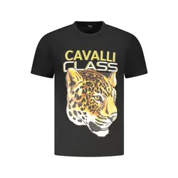 Cavalli Class Muška majica TXT60UJD060, Crna